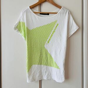 C9758ch【mercibeaucoup,メルシーボークー】サイズ 1（M位）半袖Ｔシャツ Ｔシャツ レディース 無地 シンプル ホワイト コットン100%