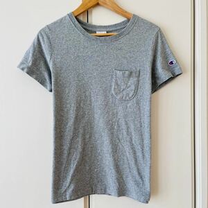 C9769ch【Champion チャンピオン】サイズ(M)半袖Ｔシャツ Ｔシャツ メンズ ポケットTシャツ グレー