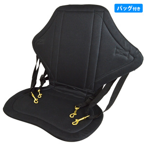  kayak for high back rest seat 4 point type belt adjustment possibility kayak seat marine seat high back seat the back side back attaching black black 