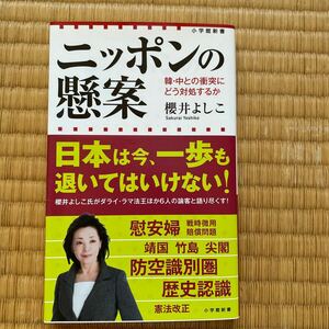 ニッポンの懸案　韓・中との衝突にどう対処するか （小学館新書　２０１） 櫻井よしこ／著