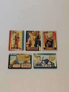  Dragon Ball Carddas kila card Amada Bandai 5 pieces set out of print that time thing 