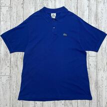 【人気アイテム】ラコステ LACOSTE 半袖 ポロシャツ ビッグサイズ 6 ブラック ワニ 22-132_画像4