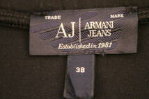 20140134 lib ARMANI JEANS アルマーニジーンズ フレア　ミニ スカート　ブラック XS 38_画像6