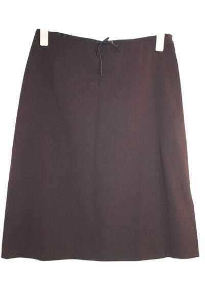 20140215 lib Max Mara マックスマーラ ウールストレッチミニスカート ブラック38 イタリア製 クリーニング済 美品