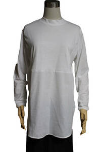 20100092 ris chocol raffine robe　ショコラフィネローブ ロングスリーブTシャツ　ホワイト　異素材組み合わせ