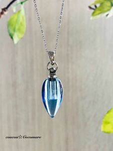  limited amount .. pass blue. aroma pendant [ surgical stainless steel necklace ]