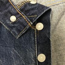 60s ビンテージ Levis リーバイス 501 ビッグE 初期 ウエストシングル 501XX 最終 濃紺 ヒゲ_画像6