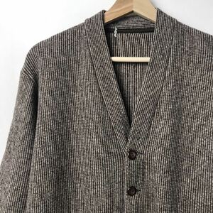 40s50s60s Vintage wool knitted jacket cardigan Brown 