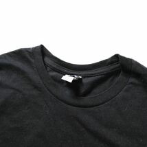 00's ギャップ GAP クルーネック コットン Tシャツ 半袖 (L) 黒 ブラック 無地 ソリッドカラー 00年代 オールド 旧タグ 2005年モデル_画像6