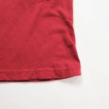 00's オールドネイビー コットン リンガー Tシャツ 半袖 (M) 赤×灰 無地 00年代 旧タグ オールド ギャップ OLD NAVY GAP_画像5