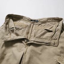 00's Jクルー J.CREW コットン リネン ミリタリー カーゴショーツ 茶 (34) ブラウン系 00年代 旧タグ オールド_画像7