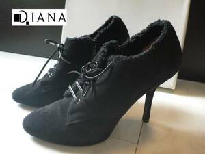 2.5 ten thousand DIANA Diana black black bootie 24