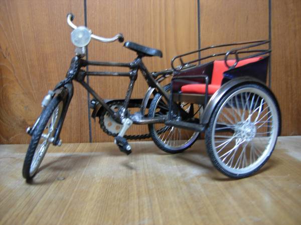 Human-powered taxis in Southeast Asia - side type, handmade works, interior, miscellaneous goods, ornament, object