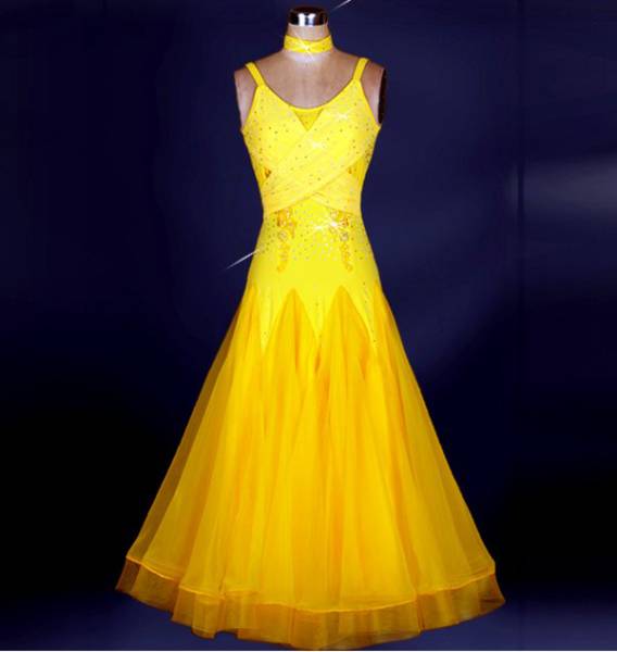 ヤフオク! -パーティードレス 黄色 ドレス(社交ダンス)の中古品・新品 