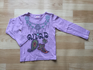 ★ ANAP KIDS ANAP Native Pattern с длинным рукавом T -Fork 110 Purple ★