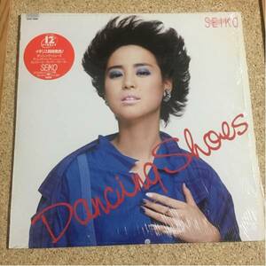 松田聖子 DANCING SHOES シュリンク付 歌詞カード付 レコード LP