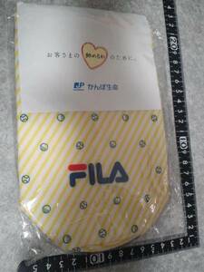 非売品☆かんぽ生命☆FILA☆ペットボトルホルダー☆イエロー☆残1