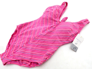 W153★送料無料★新品 未使用品★SWIMMING SUIT★日本製 ピンク 背中リボン付き ワンピース 水着 ９Ｍ