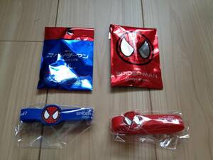 スパイダーマン ホームカミング　前売特典２弾 シリコンバンド　2種セット 赤 青