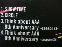 FC限定盤!AAA『SHOW TIME』Think about AAA 8th Anniversary収録!_画像2