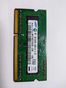 ★ノートパソコン用メモリー_ Samsung 2GB DDR3 1333 PC3 10600 M471B5773DH0-CH9 　中古！！　1103