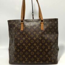 定価15万 LOUIS VUITTON ルイヴィトン ショルダーバッグ カバ メゾ M51151 トートバッグ モノグラム PVC キャンバス レザー ブラウン_画像3