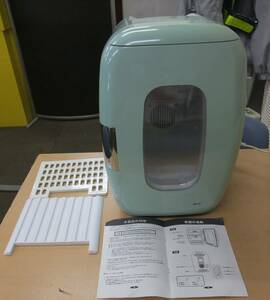 中古　★ポータブル保冷温庫16L ポータブル コンパクト 保冷 保温 AC DC 2電源式 [1-152] ◆送料無料(北海道・沖縄・離島は除く)◆ S