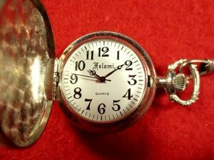 PT626)* work properly pocket watch free shipping ( outside fixed form )*FELAMI * navy blue bakto width . type 