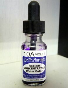 【新品】Dr.Ph.Martin's ドクターマーチン 10A バイオレット ラディアント 15ml カラーインク【周南店舗にて手渡可】まとめ買いがお得！