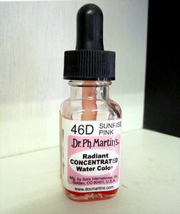 【新品】Dr.Ph.Martin's ドクターマーチン 46D サンライズピンク ラディアント 15ml カラーインク【周南店舗にて手渡可】まとめ買いがお得