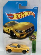 ホットウィール・15メルセデスAMG-GT 黄　(他も出品中)_画像1