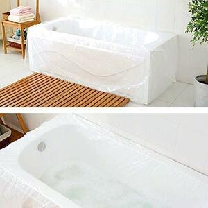 TFY ビックサイズ浴槽 バスタブ用使い捨てカバー サロンやホテル 自宅などで使用可能（2.0m x 1.2m）5枚セット