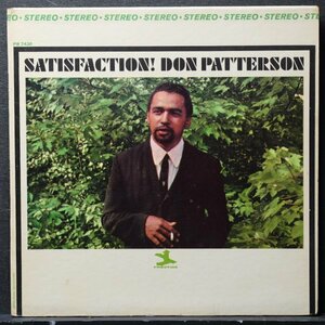 【米オリジナル】DON PATTERSON VAN GELDER刻印 SATISFACTION ドンパターソン PRESTIGE / BLUE NOTE / RIVERSIDE