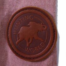 英国製★ HUNTING WORLD ハンティングワールド 春夏 【麻★リネン混】 フーディー ジャケット Sz.M　メンズ　E2T01237_6#M_画像4