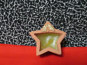 * Christmas star candle .. unglazed pottery ..... terra‐cotta new goods beautiful goods 