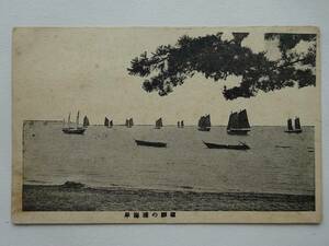 used★未使用★絵葉書 / 須磨の浦 海岸 / 須磨海岸 神戸 / 年代物 / 郵便はがき POST CARD ポストカード 