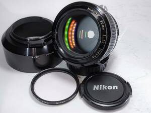 【光学極上美品／防湿庫保管】 ニコン Nikon Ai NIKKOR 50mm f1.2 デジタル一眼にも使える大口径銘玉単焦点レンズ。極上の逸品！ #1079