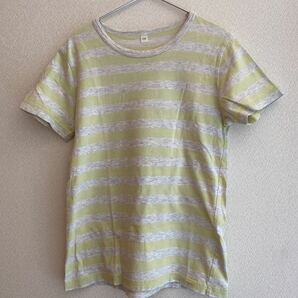 無印良品　muji 半袖　ボーダー　Tシャツ　130 カットソー　キッズ　子供