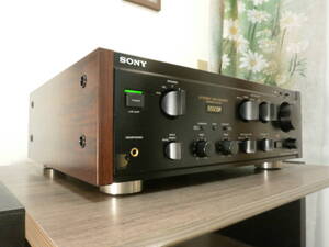 ★使用頻少 美品! 元箱付 最上位機種 SONY TA-F555ESR 保証付 整備済 取説付 別格の音 1円スタート ソニー プリメインアンプ