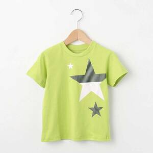 新品　 THE SHOP TK(Kids) 　星グラフィックＴシャツ イエローグリーン 150cm 定価1089円