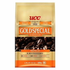 UCC レギュラーコーヒー ゴールドスペシャル 中細挽 モカブレンド 400ｇｘ１２袋セット/卸 代金引換便不可品