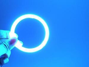  high luminance COB lighting ring 90Φ ice blue color 2 pcs set [2334]