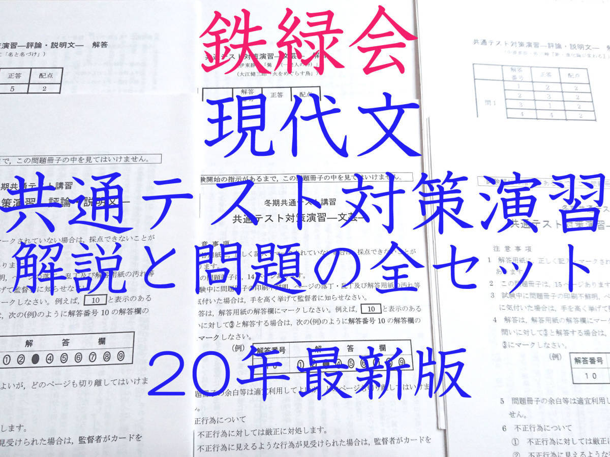 鉄緑会 東大・難関大現代文対策と国語に関する質問に答えて SEG 駿台