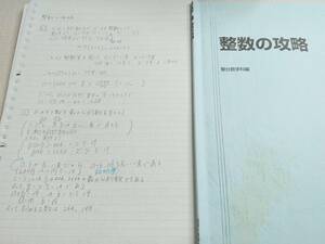 駿台　21年度　杉山義明先生　整数の攻略　テキスト・板書ノート　東大　医学部　河合塾　駿台　鉄緑会　京大　SEG