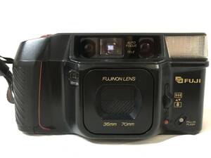 FUJI TELE CARDIA SUPER DATE ブラック コンパクトフィルムカメラ　ジャンク品