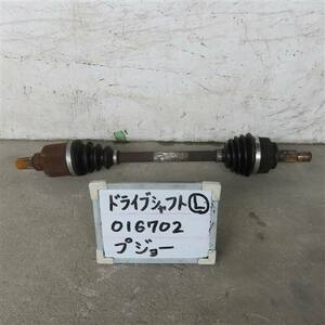  free shipping Heisei era 24 year Peugeot 207 A75F01 front F drive shaft left L used prompt decision 