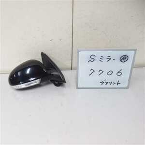  free shipping Heisei era 22 year Volkswagen Golf 1KCAV side mirror right R used prompt decision 