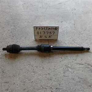  free shipping Heisei era 23 year Volvo S60 FB4164T front F drive shaft right R used prompt decision 