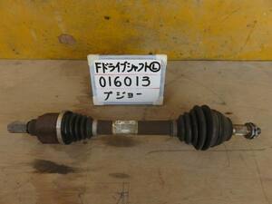  free shipping Heisei era 24 year Peugeot 308 T7W5F02 front F drive shaft left L used prompt decision 