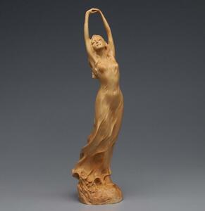 木彫 置物 裸女像 美人像 彫刻工芸品 女性像